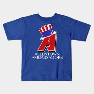 Defunct Allentown Ambassadors Baseball Team Kids T-Shirt